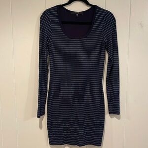 Red 23 Navy Striped Jersey Dress